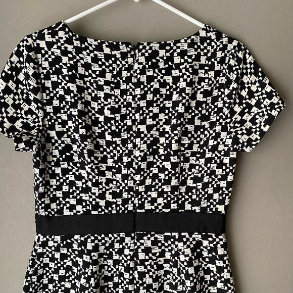 Adrianna Papell sz 4 black‎ career sheath dress - Picture 7 of 8